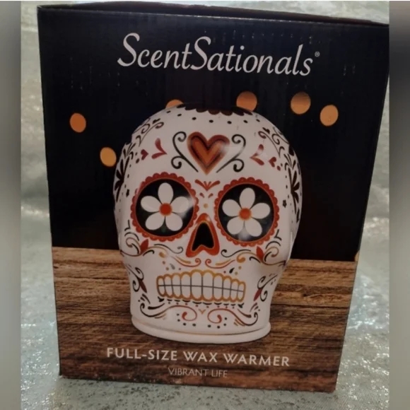 ScentSationals Skull Wax Warmer Full Size - Picture 2 of 4